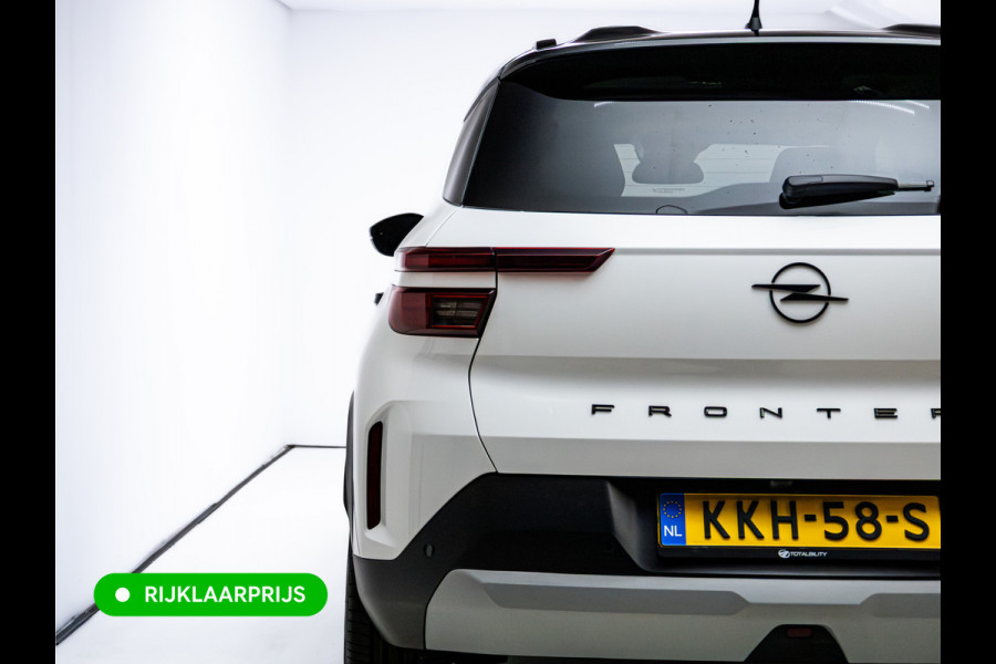 Opel Frontera 1.2 Turbo Hybrid GS 7 persoons | Stoel-, Stuur- & voorruitverwarming | Camera | Apple Carplay | Navigatie | Cruise | PDC V+A, Extra getint glas achter, derde zitrij, Nieuwe auto, tot 8 jaar garantie, 7 stuks Frontera op voorraad!