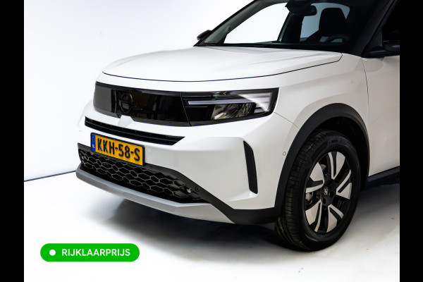 Opel Frontera 1.2 Turbo Hybrid GS 7 persoons | Stoel-, Stuur- & voorruitverwarming | Camera | Apple Carplay | Navigatie | Cruise | PDC V+A, Extra getint glas achter, derde zitrij, Nieuwe auto, tot 8 jaar garantie, 7 stuks Frontera op voorraad!