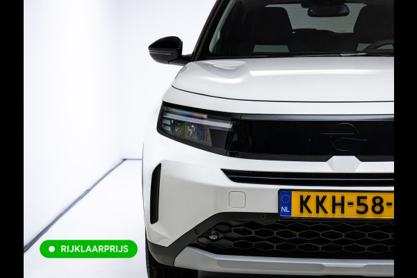 Opel Frontera 1.2 Turbo Hybrid GS 7 persoons | Stoel-, Stuur- & voorruitverwarming | Camera | Apple Carplay | Navigatie | Cruise | PDC V+A, Extra getint glas achter, derde zitrij, Nieuwe auto, tot 8 jaar garantie, 7 stuks Frontera op voorraad!