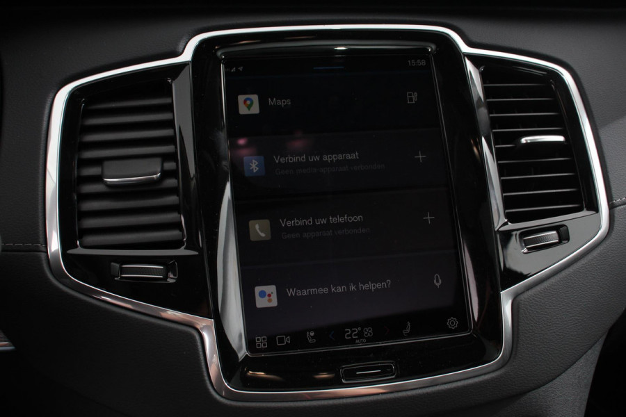 Volvo XC90 2.0 T8 455pk Recharge AWD Ultimate Dark Leder Panorama-schuifdak Navigatie Harman Kardon Electrisch bedienbare achterklep Camera Cruise control Apple Carplay/ Android Auto