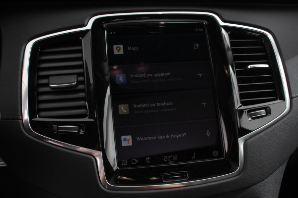 Volvo XC90 2.0 T8 455pk Recharge AWD Ultimate Dark Leder Panorama-schuifdak Navigatie Harman Kardon Electrisch bedienbare achterklep Camera Cruise control Apple Carplay/ Android Auto