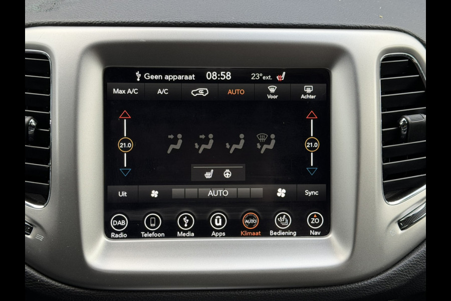 Jeep Compass 1.4 MultiAir Opening Edition Plus | Navigatie | Leder | Beats audio | Stoel + stuurwiel verwarming
