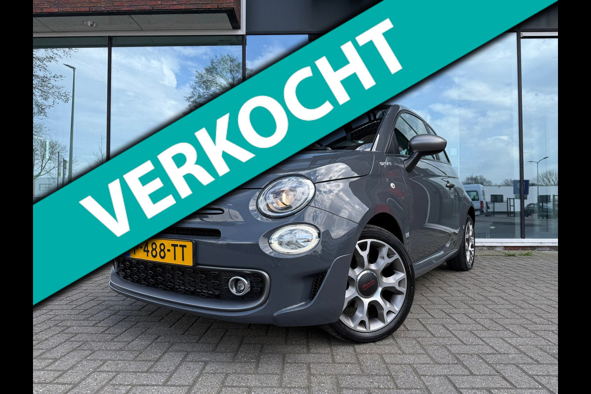 Fiat 500 1.0 Hybrid Sport - Navi Apple/Android - Climate - Parkeerhulp - Org.NL