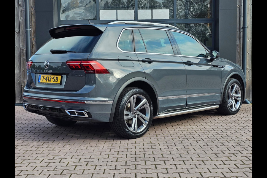 Volkswagen Tiguan 2.0 TSI 190PK 4MOTION DSG R-Line | Pano | Trekhaak | HUD | Stuur- & stoelverwarming | Virtual | App-connect | LMV 19" |