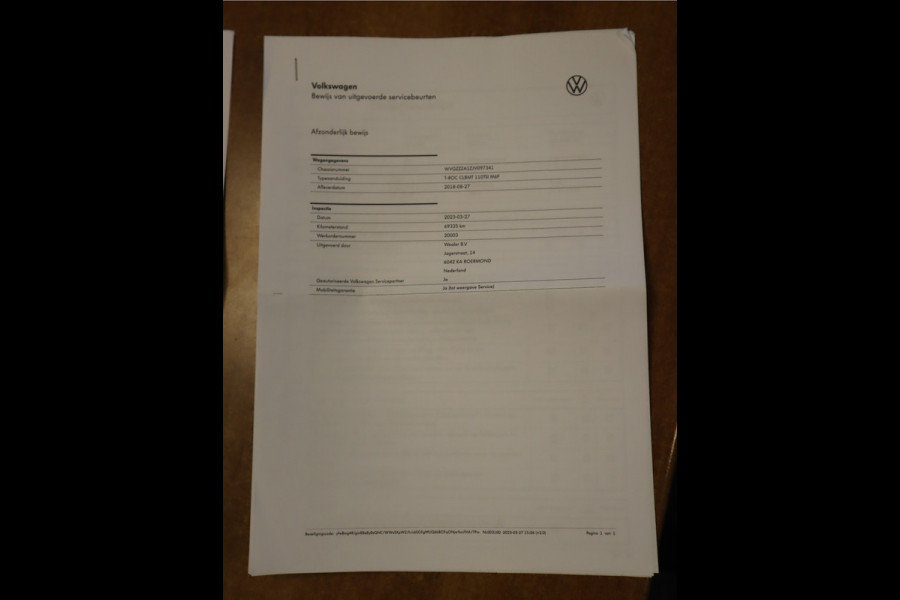 Volkswagen T-Roc 1.5 TSI Style Navi / Clima / Handgesch / Dealer onderhouden BTW AUTO / 1e eigenaar / 150PK!