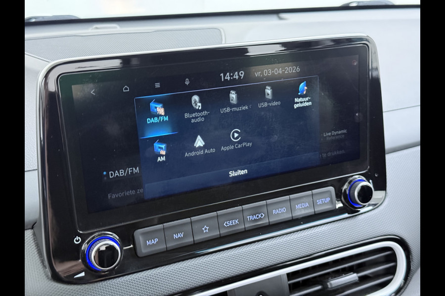 Hyundai Kona 1.6I 142PK Hybride Automaat HEV Camera Adap.Cruise Navi Ecc Krell®-Audio Apple Carplay Android Auto Comfort Lane Assist VESS Led Lmv Isofix Bluetooth DAB FCA 1e Eigenaar Origineel Nederlandse Auto