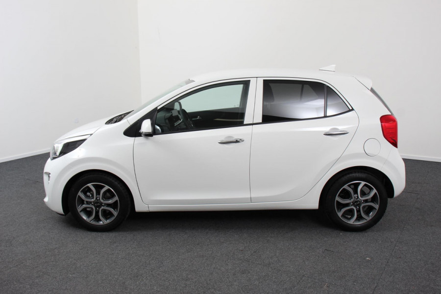 Kia Picanto 1.0 DPi Automaat DynamicPlusLine Navigatie Climate Control Camera Parkeer Sensoren Cruise control Led DAB Lichtmetalen velgen Extra getint glas
