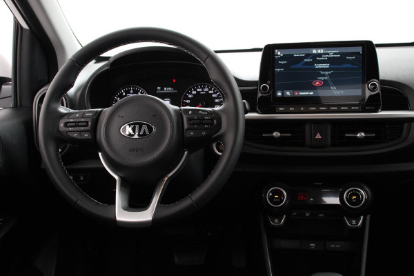 Kia Picanto 1.0 DPi Automaat DynamicPlusLine Navigatie Climate Control Camera Parkeer Sensoren Cruise control Led DAB Lichtmetalen velgen Extra getint glas
