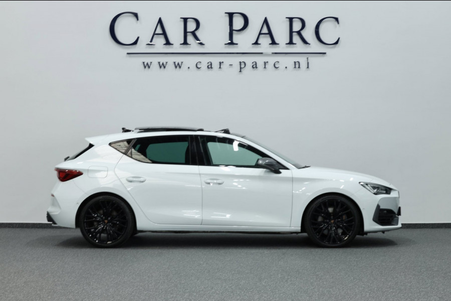 CUPRA Leon 2.0 TSI VZ 300+PK LED/VIRTUAL/SFEER/PANO/HALF LEER+S.VERWARMING+MEMORY/19"/CAM/ACC/ECC/12 MDN GARANTIE!