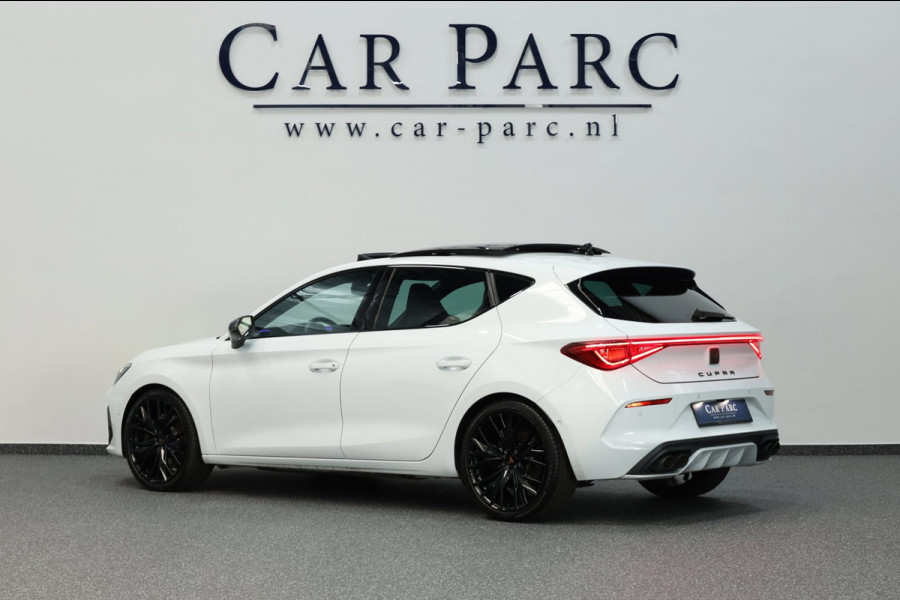 CUPRA Leon 2.0 TSI VZ 300+PK LED/VIRTUAL/SFEER/PANO/HALF LEER+S.VERWARMING+MEMORY/19"/CAM/ACC/ECC/12 MDN GARANTIE!