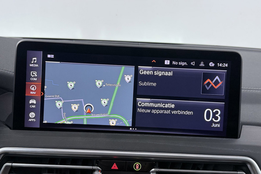 BMW iX3 High Executive 80 kWh M-pakket 97%SoH (1e eigenaar, NL-auto, Dealer OnderH, Panoramadak, Trekhaak, Navi Pro, StoelV, Etc)