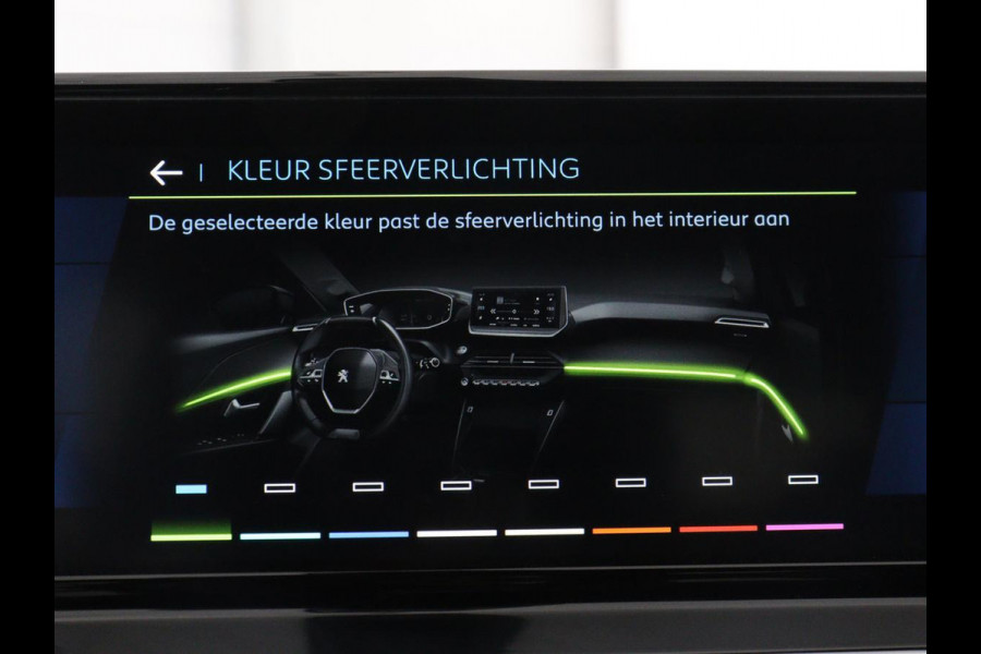 Peugeot e-208 EV GT 350 50 kWh | SOH 89,8% | Half leder | Camera | Carplay | Navigatie | Side Assist | Sportstoelen | Full LED | Parkeerhulp | DAB | Climate control | Bluetooth | Cruise control