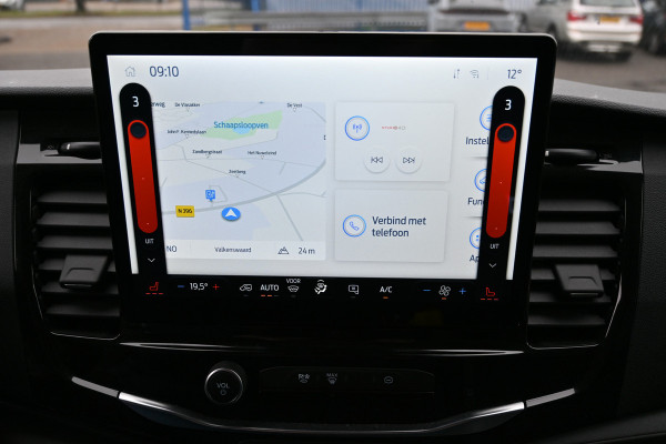 Ford E-Transit 390L Trend Bakwagen met Dhollandia laadklep Navigatie met camera, Zijdeur
