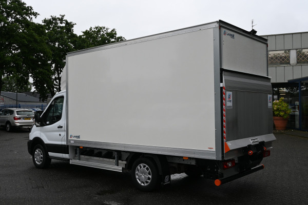 Ford E-Transit 390L Trend Bakwagen met Dhollandia laadklep Navigatie met camera, Zijdeur