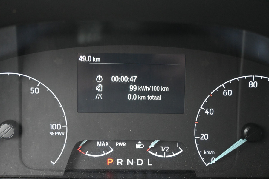 Ford E-Transit 390L Trend Bakwagen met Dhollandia laadklep Navigatie met camera, Zijdeur