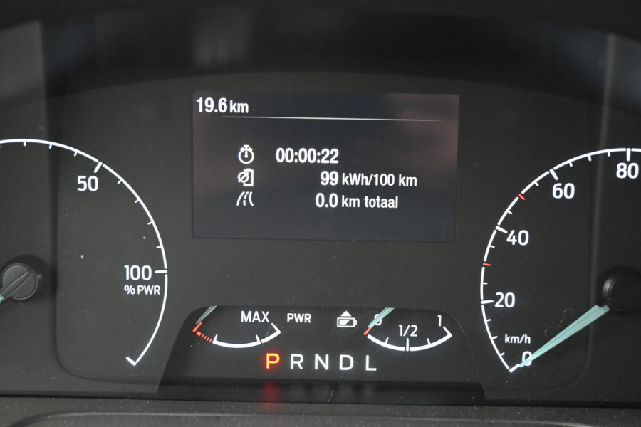Ford E-Transit 390L Trend Bakwagen met Dhollandia laadklep Navigatie met camera, Zijdeur