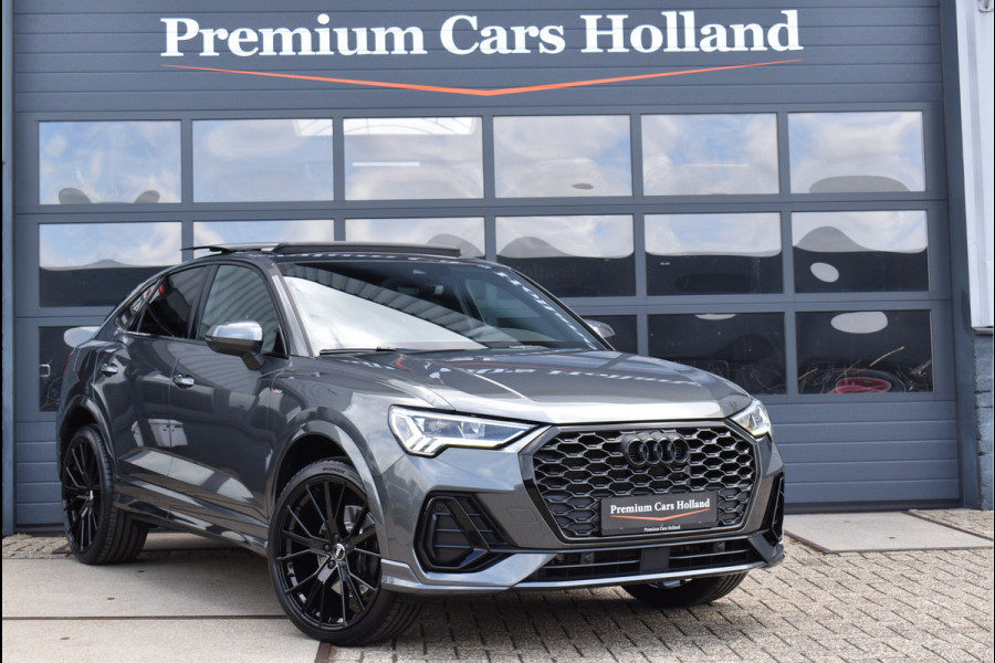 Audi Q3 Sportback 45 TFSI e S-Line 245 Pk Pano Navi Sfeer Leder ACC Keyless Camera