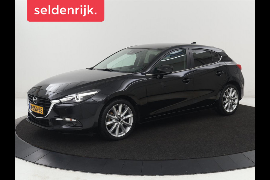 Mazda 3 2.0 SkyActiv-G 120 GT-M | Leder | Head-Up | Stoelverwarming | Camera | Navigatie | Full LED | Stuurverwarming | Keyless | Climate control | Bose Sound | Bluetooth | Parkeerhulp | Cruise control