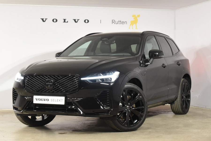 Volvo XC60 T6 350PK Plug-in hybrid AWD Plus Black Edition / Adaptive Cruise control / Elektrische stoelen met geheugen / Stuurverwarming / Stoelverwarming v+a / 360 Camera / Harman Kardon / Semi-elektrisch inklapbare trekhaak
