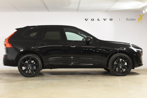 Volvo XC60 T6 350PK Plug-in hybrid AWD Plus Black Edition / Adaptive Cruise control / Elektrische stoelen met geheugen / Stuurverwarming / Stoelverwarming v+a / 360 Camera / Harman Kardon / Semi-elektrisch inklapbare trekhaak
