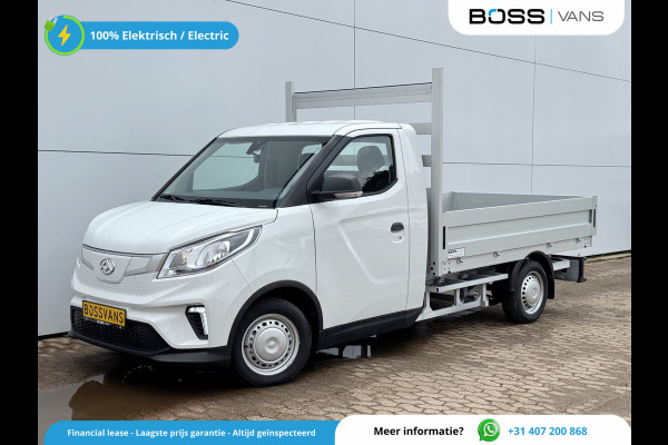 Maxus EDELIVER 3 50kWh 122PK 6 x Verfügbar Pritische Open Laadbak 327km WLTP 100% Elektrisch Airco Cruise Control Carplay Camera Pickup Open Box
