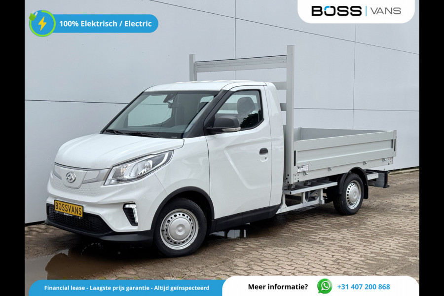Maxus EDELIVER 3 50kWh 122PK Nieuw! Open Laadbak 327km WLTP 100% Elektrisch Airco Cruise Control Carplay Camera Pritsche Pickup Open Box