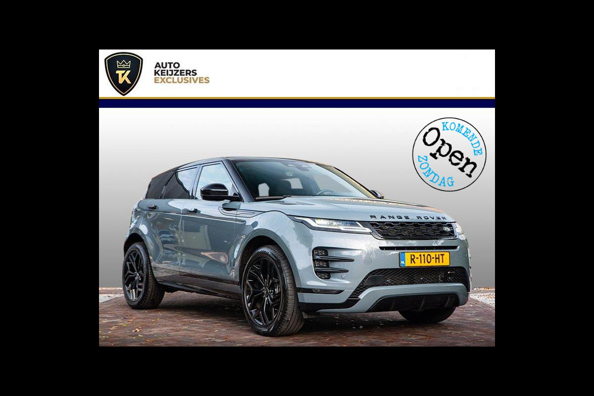 Land Rover Range Rover Evoque 1.5 P300e AWD R-Dynamic HSE Panoramadak Adapt. cruise Stuurverw. Zondag a.s. open!