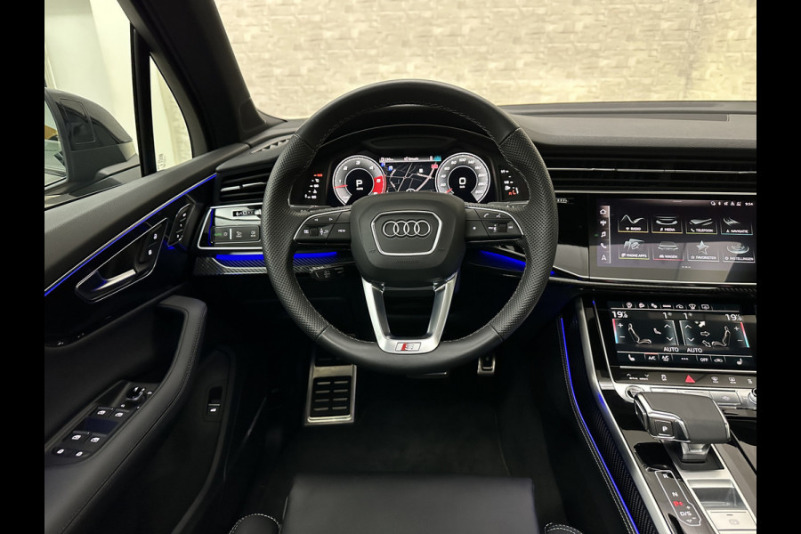 Audi Q7 50 TDI 7-Persoons S-Line | RS Leder | 360 Camera | Trekhaak | ACC | Panorama | B&O Sound | Head-Up | 73426,= Ex btw | Soft-Close | Matrix-LED | 4-Zone Clima | Stoelverwarming V+A | Keyless-Entry | Standkachel | Luchtvering | Tour-Pakket | Memory | Sfeerverlichting | Stuurverwarming | Autom. Parkeren | Carplay |
