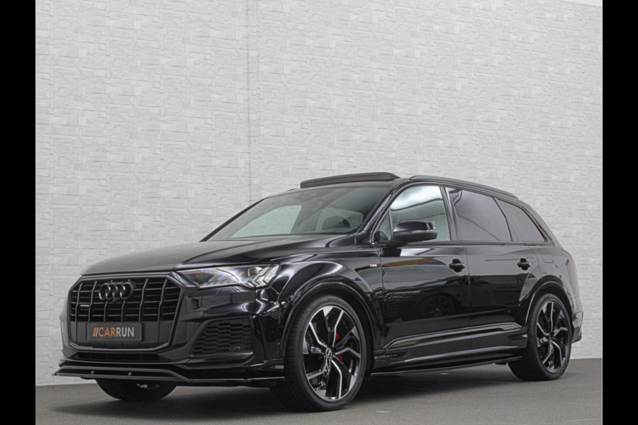 Audi Q7 50 TDI 7-Persoons S-Line | RS Leder | 360 Camera | Trekhaak | ACC | Panorama | B&O Sound | Head-Up | 73426,= Ex btw | Soft-Close | Matrix-LED | 4-Zone Clima | Stoelverwarming V+A | Keyless-Entry | Standkachel | Luchtvering | Tour-Pakket | Memory | Sfeerverlichting | Stuurverwarming | Autom. Parkeren | Carplay |