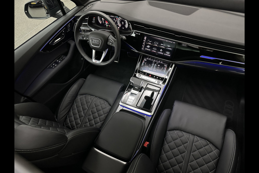 Audi Q7 50 TDI 7-Persoons S-Line | RS Leder | 360 Camera | Trekhaak | ACC | Panorama | B&O Sound | Head-Up | 73426,= Ex btw | Soft-Close | Matrix-LED | 4-Zone Clima | Stoelverwarming V+A | Keyless-Entry | Standkachel | Luchtvering | Tour-Pakket | Memory | Sfeerverlichting | Stuurverwarming | Autom. Parkeren | Carplay |