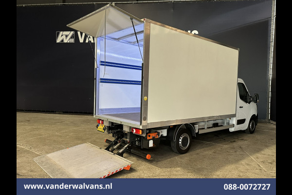 Renault Master 2.3 dCi 146pk Bakwagen 222cm Hoog Laadklep Euro6 Airco | Camera | Navigatie | LED | 983kg Laadvermogen Cruisecontrol, Bijrijdersbank
