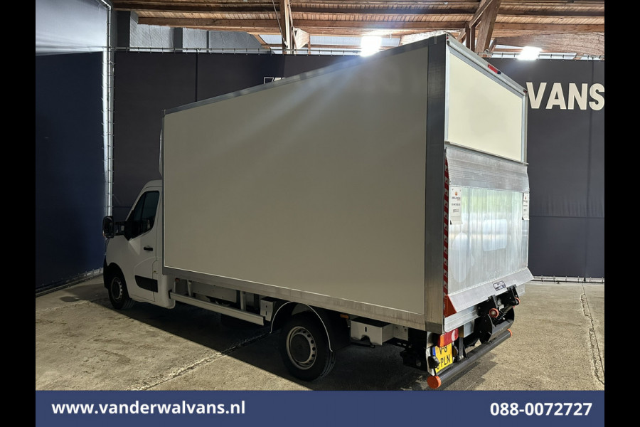 Renault Master 2.3 dCi 146pk Bakwagen 222cm Hoog Laadklep Euro6 Airco | Camera | Navigatie | LED | 983kg Laadvermogen Cruisecontrol, Bijrijdersbank