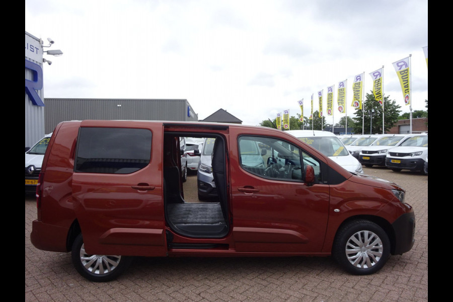 Peugeot Partner 1.5 BlueHDI Long L2 ADAPTIVE CRUISE CONTROL 3 ZITS AUTOMAAT AIRCO 2 x SCHUIFDEUR