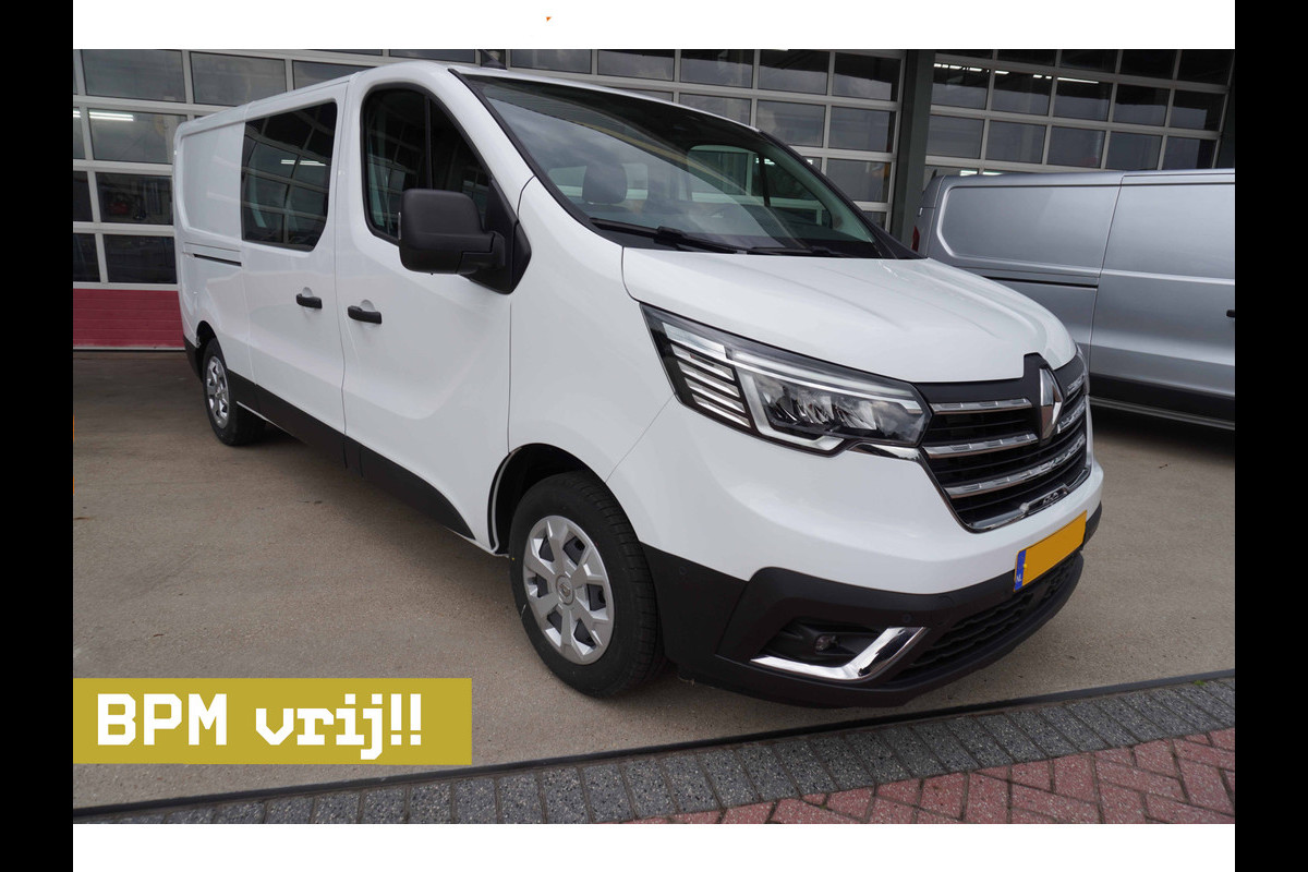 Renault Trafic 2.0 Blue dCi 130PK T30 L2H1 Advance Dubbelcabine nr.V076 | Climate | Cruise | Camera| Navi | Trekhaak