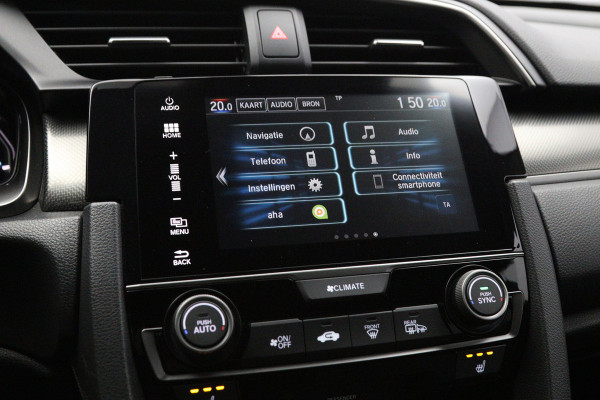 Honda Civic 127 PK 1.0 i-VTEC Automaat Premium, Adap. Cruise Control, Carplay, Leder, Stoelverwarming