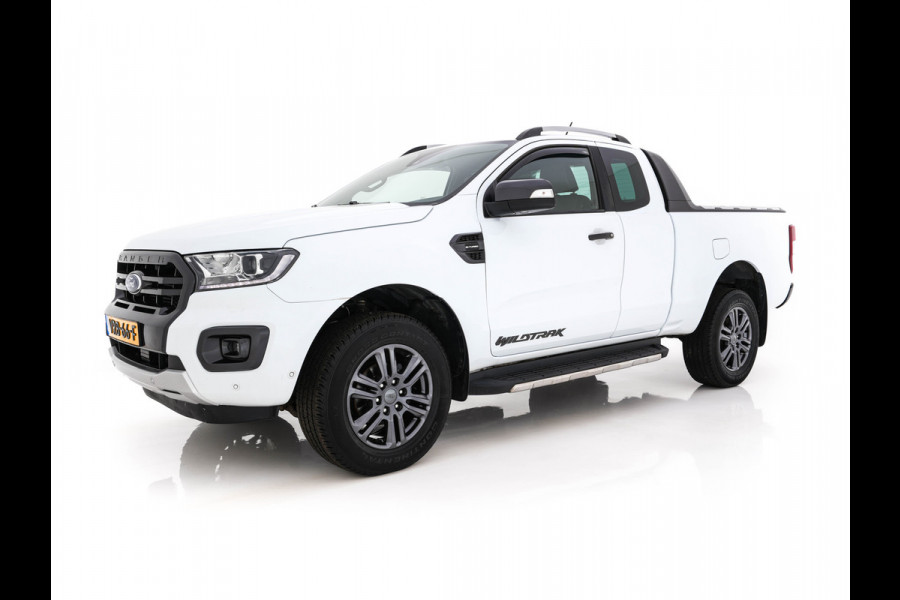 Ford Ranger 2.0 EcoBlue Wildtrak Supercab AWD Aut. *FULL-LED | LEATHER-ALCANTARA | ADAPTIVE-CRUISE | HEATED-COMFORTSEATS | CAMERA | KEYLESS | NAVI-FULLMAP | PRIVACY-GLASS | DAB+ | ECC | PDC | CRUISE | TOWBAR | FORD-SYNC-3 | 18''ALU*