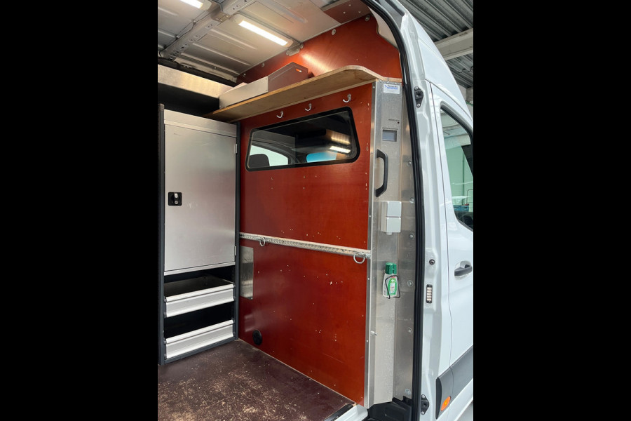 Mercedes-Benz Sprinter Automaat Servicewagen 314 2.2 CDI 140PK L2H2 euro6 BOTT, Victron V230, Standkachel Trekhaak RIJKLAARPRIJS