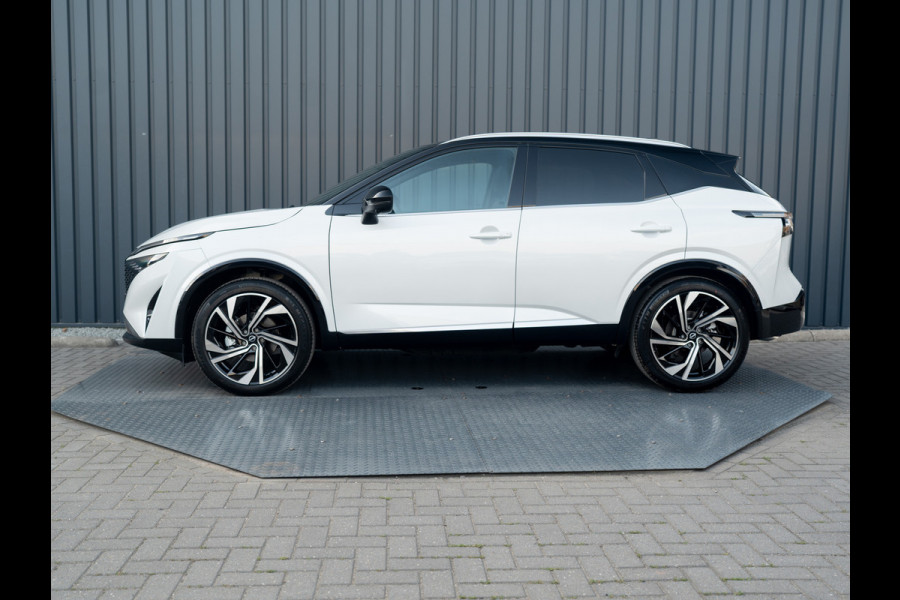 Nissan QASHQAI 1.3 MHEV Xtronic Tekna Plus | panodak | Leder | Stoelgeheugen | 360 Camera | Head Up | Bose | Prijs Rijklaar!!