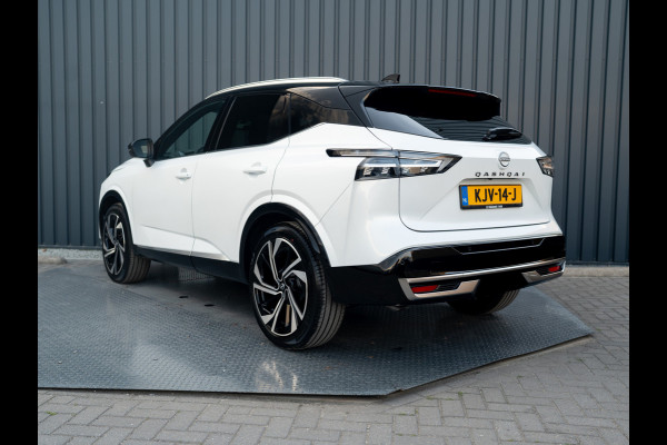 Nissan QASHQAI 1.3 MHEV Xtronic Tekna Plus | panodak | Leder | Stoelgeheugen | 360 Camera | Head Up | Bose | Prijs Rijklaar!!