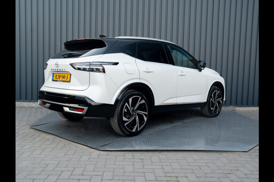 Nissan QASHQAI 1.3 MHEV Xtronic Tekna Plus | panodak | Leder | Stoelgeheugen | 360 Camera | Head Up | Bose | Prijs Rijklaar!!