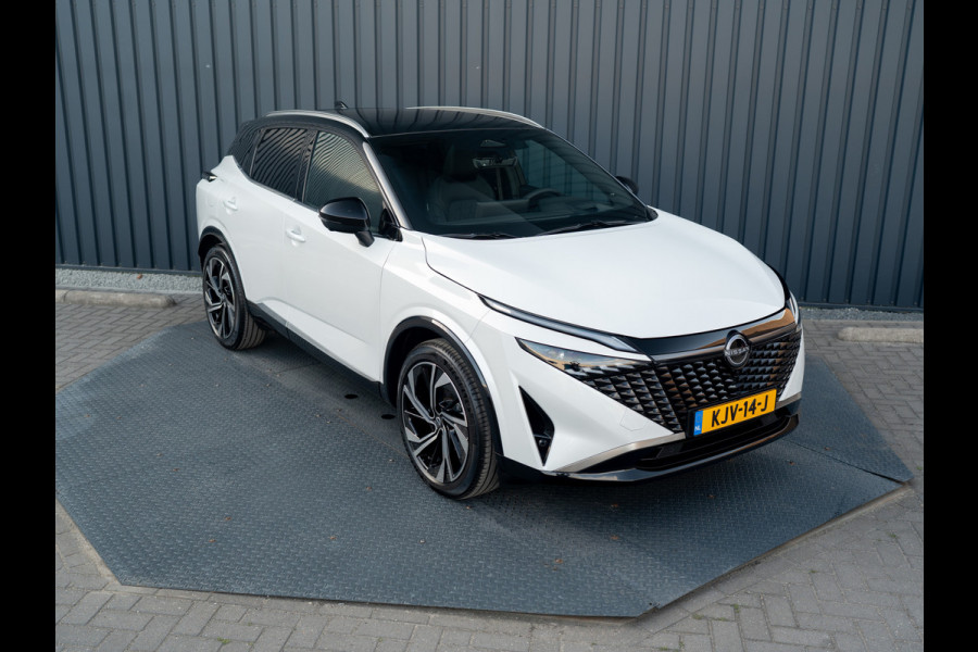 Nissan QASHQAI 1.3 MHEV Xtronic Tekna Plus | panodak | Leder | Stoelgeheugen | 360 Camera | Head Up | Bose | Prijs Rijklaar!!