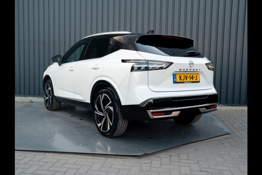 Nissan QASHQAI 1.3 MHEV Xtronic Tekna Plus | panodak | Leder | Stoelgeheugen | 360 Camera | Head Up | Bose | Prijs Rijklaar!!