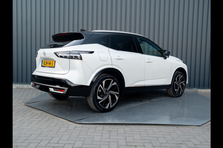 Nissan QASHQAI 1.3 MHEV Xtronic Tekna Plus | panodak | Leder | Stoelgeheugen | 360 Camera | Head Up | Bose | Prijs Rijklaar!!