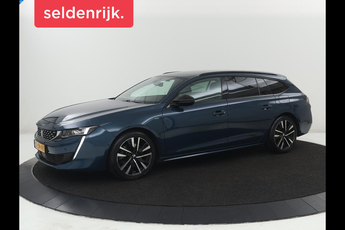 Peugeot 508 1.6 HYbrid GT | SOH 89,6% | Stoelverwarming | Trekhaak | Adaptive cruise | Camera | Carplay | Massage | Navigatie | Keyless | Full LED | Half leder | Climate control | PHEV | Plug In