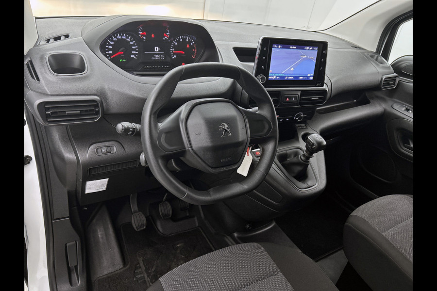 Peugeot Partner 1.2 Benzine 111PK Euro6 Premium / Airco / Navigatie / Cruise-ctr. / Schuifdeur + Raam / Radio multimedia / Apk 08-2027
