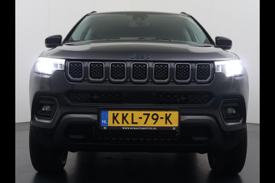 Jeep Compass 4xe 240 Plug-in Hybrid Electric Trailhawk VAN: 31.900,- VOOR: 28.877,- UW WKVOORDEEL: 3.023,- | 1.3 Plug-In Hybrid | 4WD PHEV | ADAPTIVE CRUISE CONTROL | ACHTERUIT RIJ CAMERA | 20.000KM |