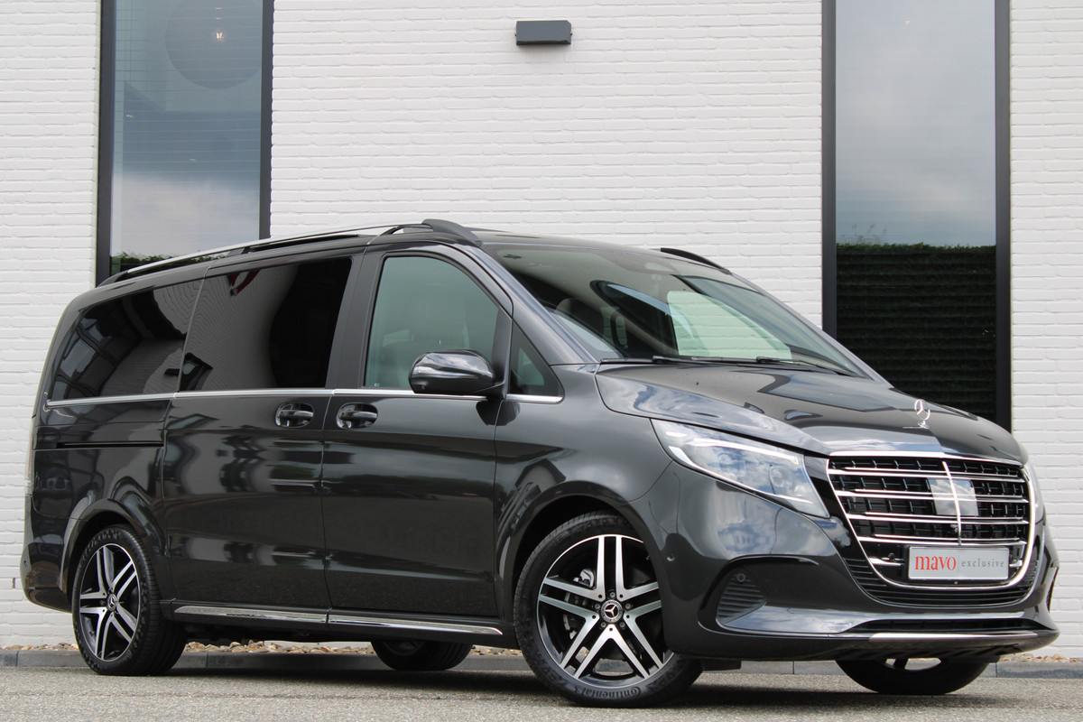 Mercedes-Benz V-Klasse 300d / Exclusive / 6 Persoons / Luchtvering / Pano / INCL BTW-BPM / 2x Elec Schuifd / 360 Cam / Burmester / Vol Opties / NIEUW!!
