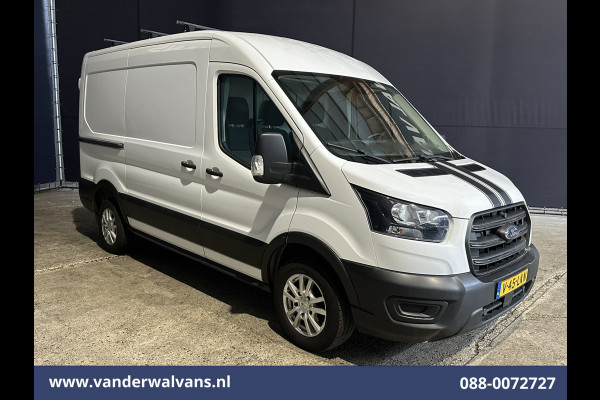 Ford Transit 2.0 TDCI L2H2 Euro6 Airco | 2450kg Trekhaak | LM velgen | Verwarmde voorruit Dakdragers, Bijrijdersbank
