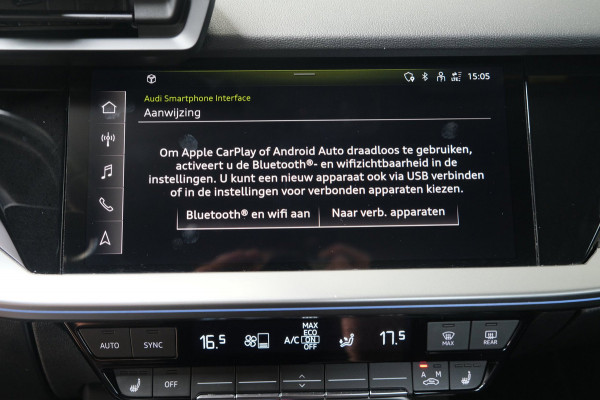 Audi A3 Limousine 35 TFSI S-Edition - Automaat - Airco, Cruise, Carplay, Lederen bekleding, Virtual Display, Stoelverwarming.