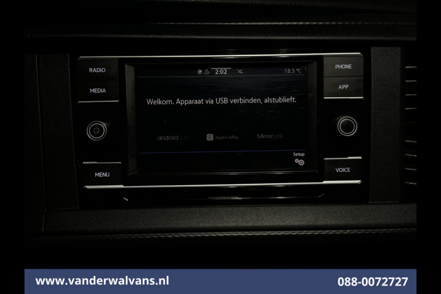 Volkswagen Transporter 2.0 TDI L2H1 Euro6 Airco | Apple Carplay | Imperiaal | Cruisecontrol | Camera | Trekhaak Android Auto, Parkeersensoren, Achterklep